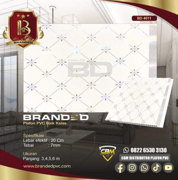 Branded Pvc BD 4011 / 4 M