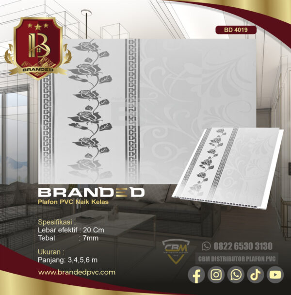 Branded Pvc BD 4019 / 6 meter