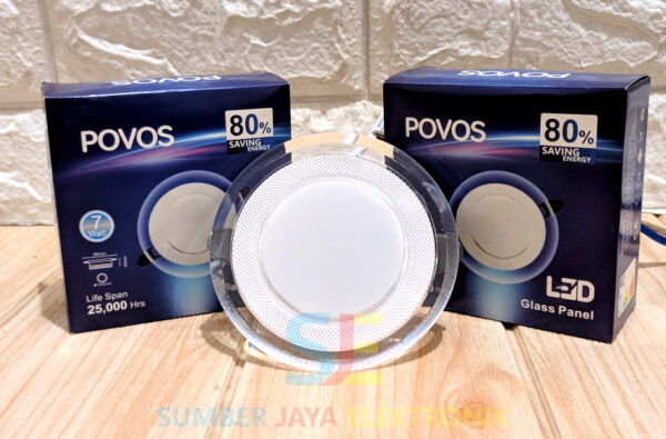 DOWNLED POVOS 3+3 PUTIH KUNING