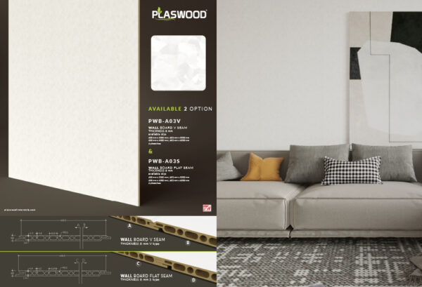 WALLBOARD PWB-A03V & PWB-A03S / 3 METER