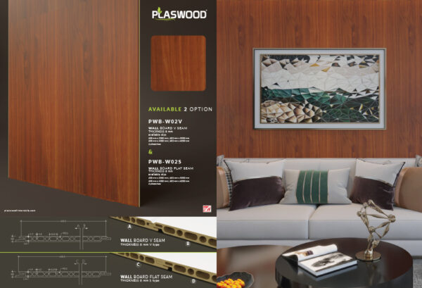 WALLBOARD PWB-W02V & PWB-W02S / 5 METER